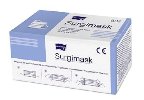 SURGIMASK SZÁJMASZK ORV II.TÍP ELASZT50X