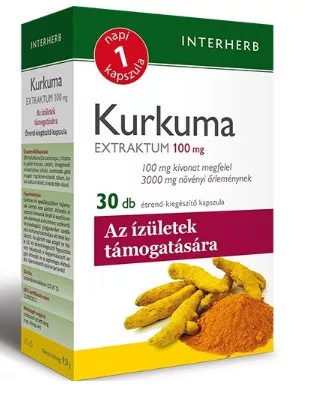 INTERHERB NAPI1 KURKUMA EXTR KAPSZ 60X