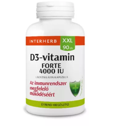 INTERHERB XXL D3-VIT 4000NE F KAPSZ 90X