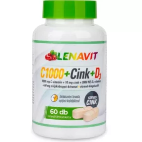 LENAVIT C 1000 SZERVES CINK D3 RTBL 60X