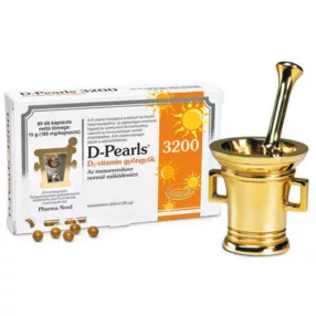 D-PEARLS D3 VIT 3200 GYKAPSZ 80X PHNORD