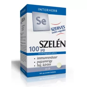 INTERHERB SZERVES SZELÉN 100MCG TABL 60X