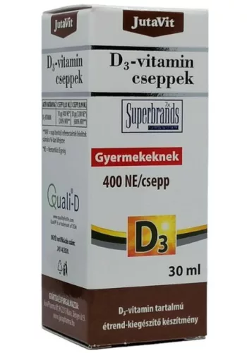 JUTAVIT D3 VIT 400NE/CSEPP ÉTRKIEG 30ML