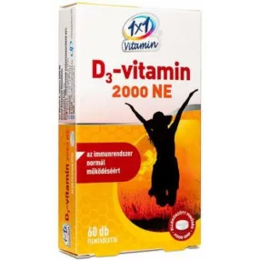VITAPLUS 1X1 D3 VIT 2000NE FILMTABL 60X