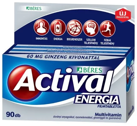 ACTIVAL ENERGIA GINZENG GUARANA FTBL 90X