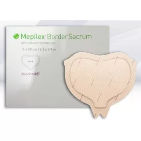 MEPILEX BORDER SACRUM 16CM X 20CM 5X