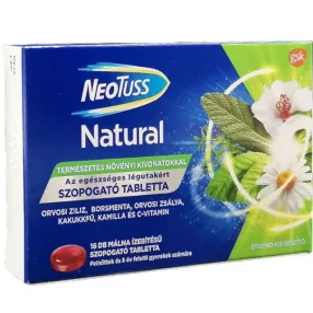 NEOTUSS NATURAL SZOPOGATÓ TABL MÁLNA 16X