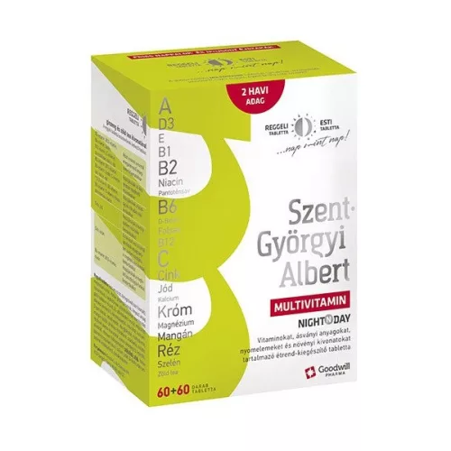 SZENT-GYÖRGYI NIGHT N DAY MVIT TABL 120X