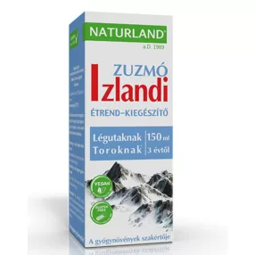 IZLANDI ZUZMÓ ÉKIEG FOLYADÉK 150ML NLAND