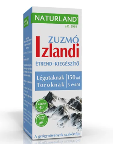 IZLANDI ZUZMÓ ÉKIEG FOLYADÉK 150ML NLAND
