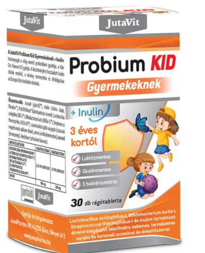 JUTAVIT PROBIUM KID+INULIN ÉK RTABL 30X
