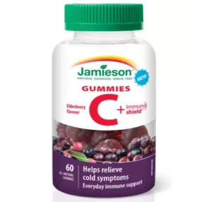 JAMIESON C–VIT+IMMUNE SHIELD GUMICUK 60X