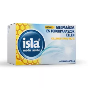 ISLA MED AKUT TOROKPASZT CITROM MÉZ 20X