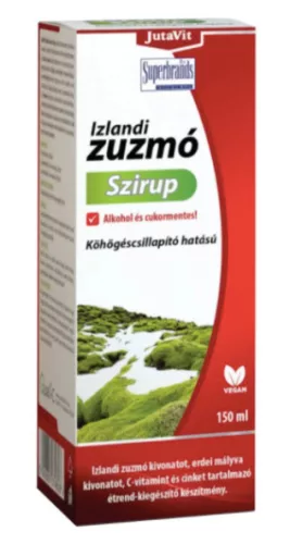 JUTAVIT IZL ZUZMÓ ÉDESÍTŐVEL SZIRUP150ML