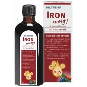 DR.THEISS IRON ENERGY VAS FOLYADÉK 500ML