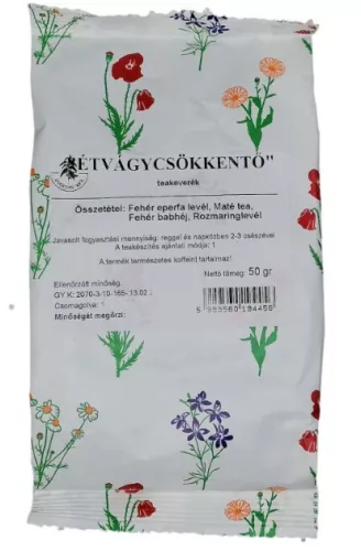 TEAKEVERÉK ÉTVÁGYCSÖKKENTŐ 50G GYÓGYFŰ