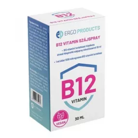 B12 VITAMIN ÉTRKIEG SZÁJSPRAY 30ML ERGO