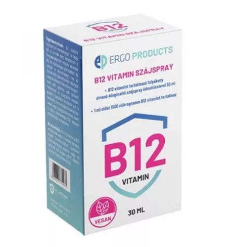 B12 VITAMIN ÉTRKIEG SZÁJSPRAY 30ML ERGO