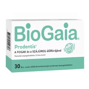 BIOGAIA PRODENTIS SZOP TABL MENTOL 30X