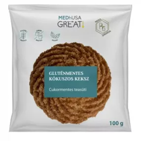 MEDHUSA GREAT! GLUTÉNM KÓKUSZ KEKSZ 100G