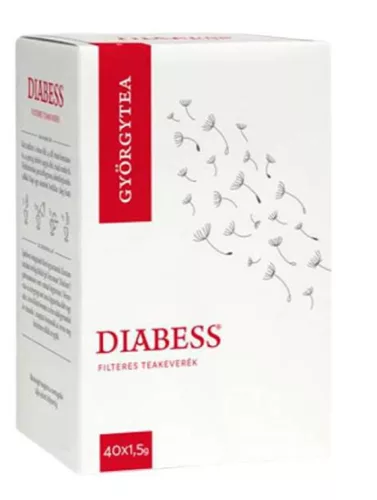 DIABESS TEAKEV 40X 1,5G FILT GYÖRGYTEA