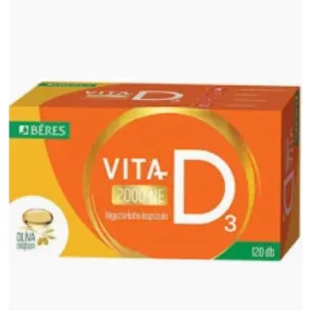 BÉRES VITA-D3 2000NE LÁGYZSEL KAPSZ 120X