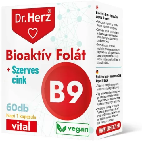 DR.HERZ BIOAKTÍV FOLÁT SZERVZN KAPSZ 60X