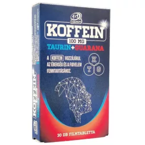 VITAPLUS 1X1 KOFFEIN TAURIN GUARANA 30X