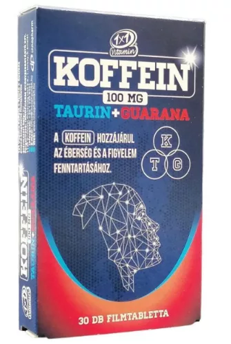 VITAPLUS 1X1 KOFFEIN TAURIN GUARANA 30X