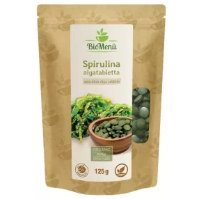 BIOMENÜ BIO SPIRULINA ALGA TABLETTA 125G