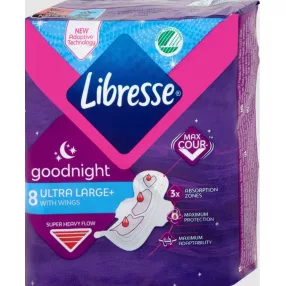 LIBRESSE GOODNIGHT ULTRA LARGE+ WING 8X