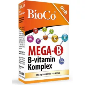MEGA-B B VITAMIN KOMPLEX FTBL 60X BIOCO
