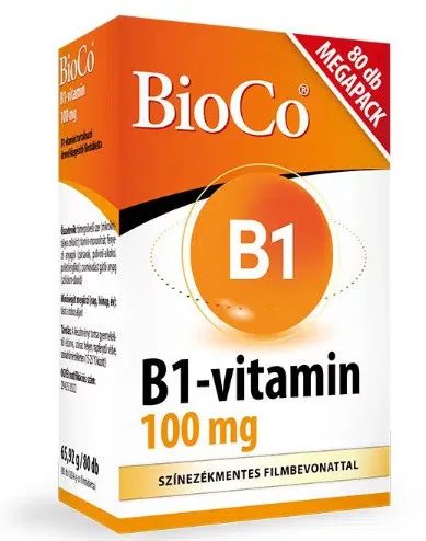 B1 VITAMIN 100MG FTBL 80X MEGAPACK BIOCO