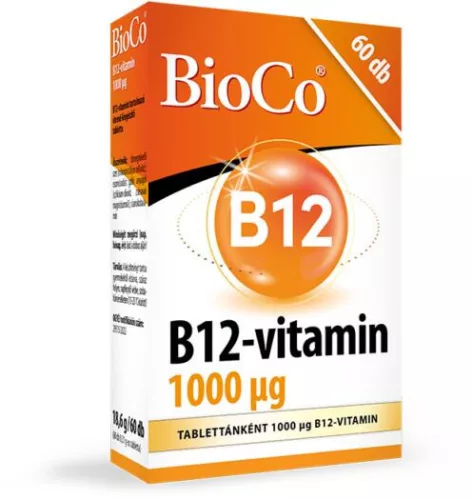 B12 VITAMIN 1000MCG TABLETTA 60X BIOCO