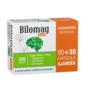 BILOMAG PLUS GINKGO 110MG KAPSZULA 90+30