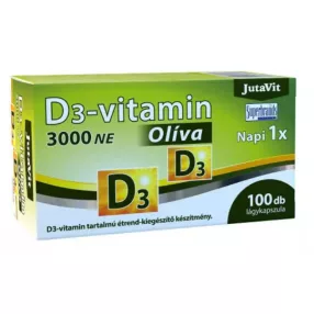 JUTAVIT D3 2000NE OLIVA LÁGY KAPSZ 100X