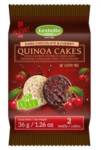LESTELLO ÉTCSOKOLÁDÉS QUINOA TALLÉR 36G