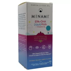 MINAMI EPA+DHA LIQUID KIDS D3 ÉK 100ML