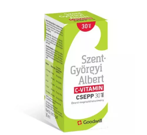 SZENT-GYÖRGYI C VIT CSEPPEK 6HÓTÓL 30ML