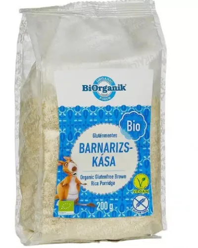 BIORGANIK BIO GM BARNA RIZS KÁSA 200G