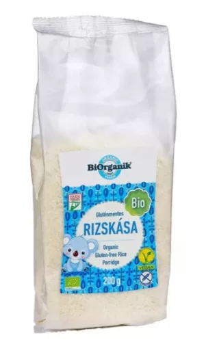 BIORGANIK BIO GLUTÉNMENTES RIZS KÁSA200G