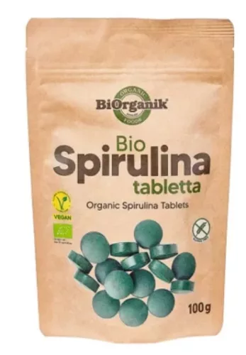 BIORGANIK BIO SPIRULINA TABLETTA 100G
