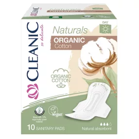 CLEANIC NATURALS ORGANICC DAY EÜ BET 10X