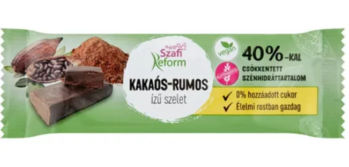 SZAFI REFORM SZÉNHCS KAKAÓ RUM SZELET25G