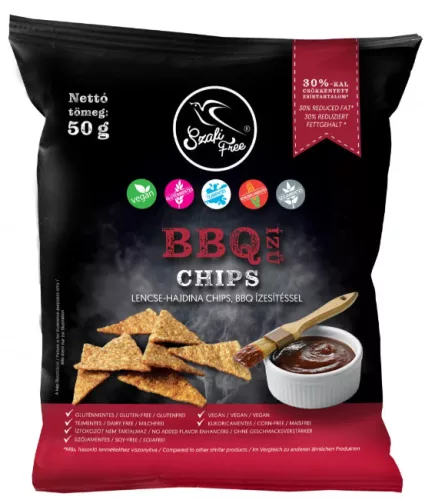 SZAFI FREE GLUTÉNMENTES CHIPS BBQ IZŰ50G