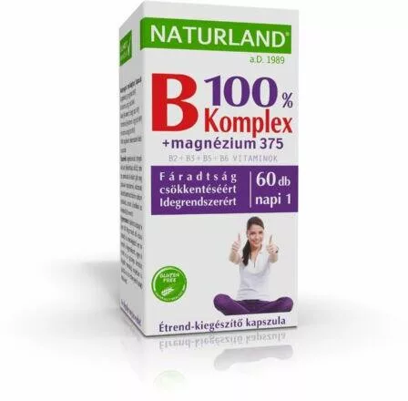 B100% KOMPLEX MAGN 375 KAPSZ 60X NLAND