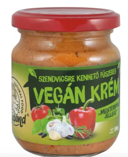 VEGABOND VEGÁN SZENDVKRÉM MEDITERRÁN180G