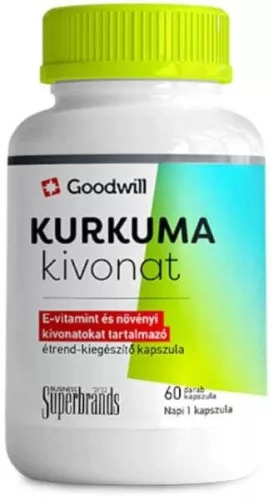 KURKUMA KIV E ÉTRKIEG KAPSZ 60X GOODWILL