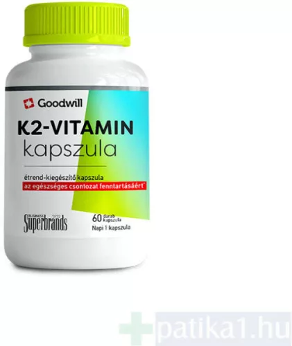 K2 VITAMIN ÉTRKIEG KAPSZULA 60X GOODWILL