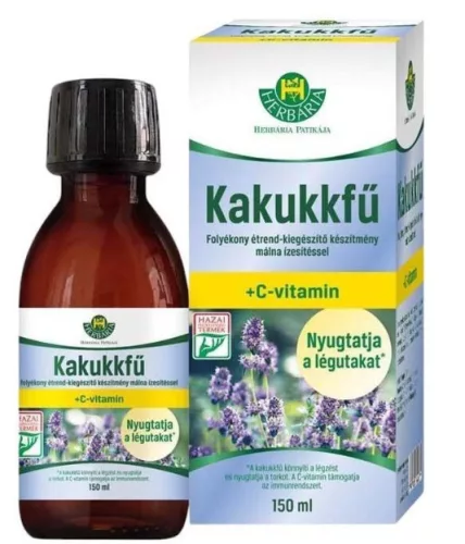 KAKUKKFŰ SZIRUP MÁLNAÍZ 150ML HERB